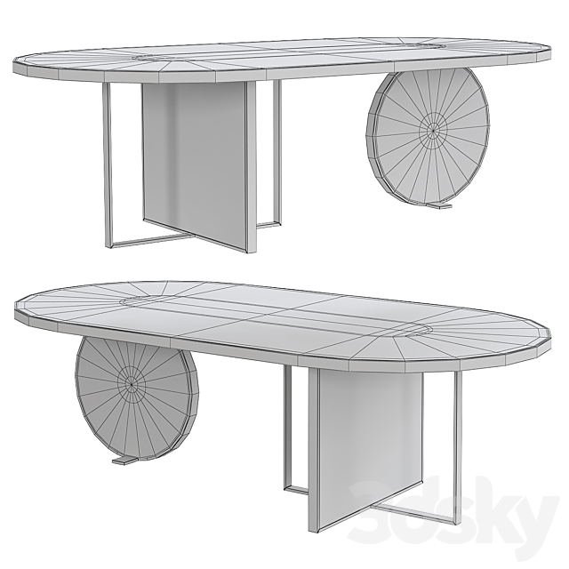 BiancoBianco ANTONIO DINNER TABLE 3DSMax File - thumbnail 2