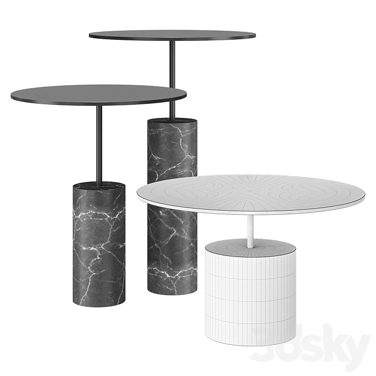 BIVIO Antonio Lupi Design | table 3DS Max Model - thumbnail 2