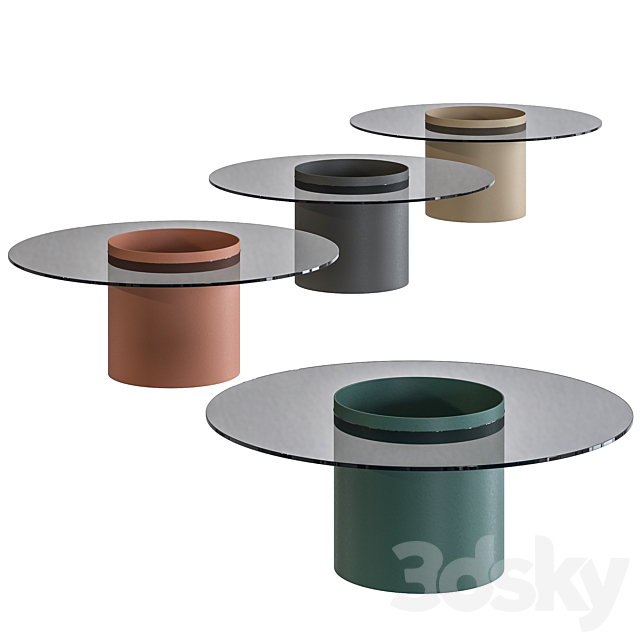 Bla Station Bucket Tables Coffee Tables 3DSMax File - thumbnail 1