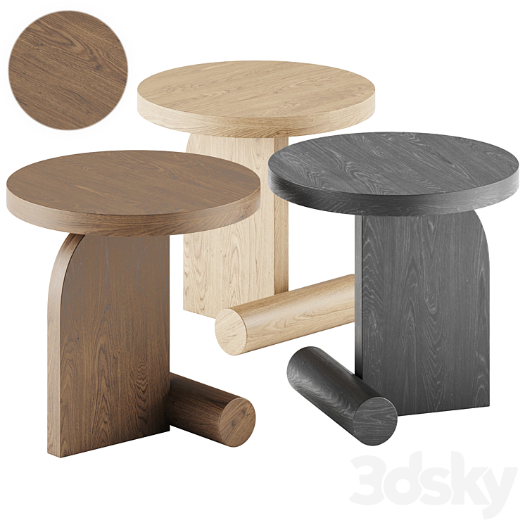 Bla Station LIV Side Table 3DS Max Model - thumbnail 1