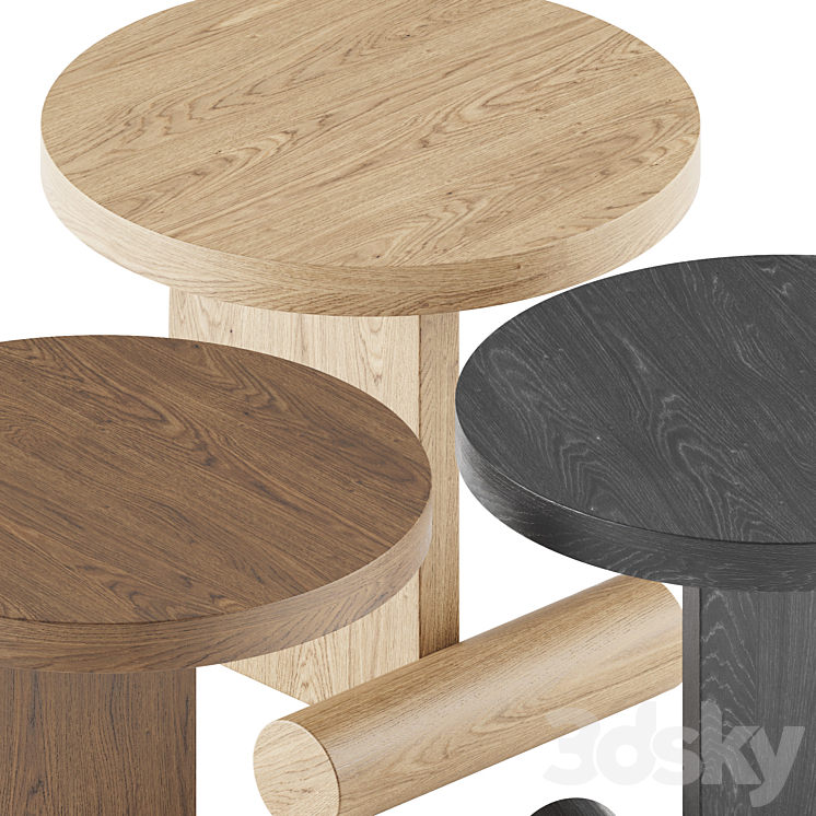 Bla Station LIV Side Table 3DS Max Model - thumbnail 2