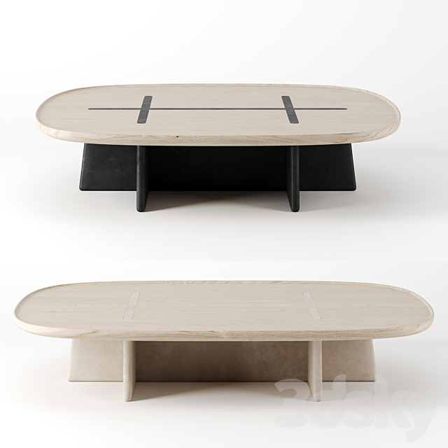 Bleecker Street coffee tables by Man Of Parts 3DSMax File - thumbnail 1