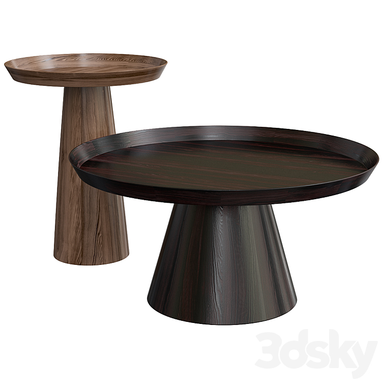 Bloomingville Luana Coffee Table 3DS Max Model - thumbnail 1