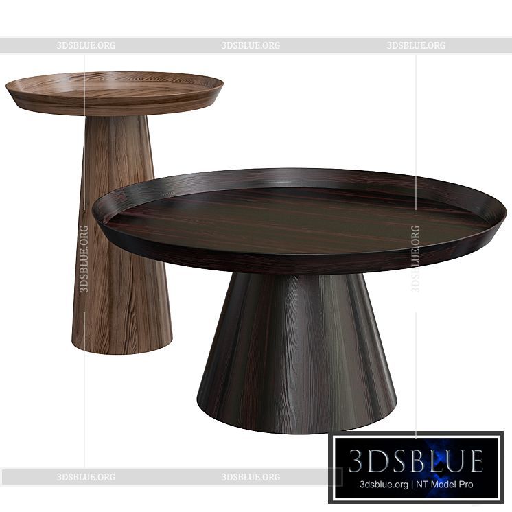 Bloomingville Luana Coffee Table 3DS Max - thumbnail 3