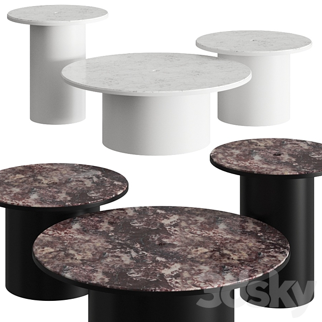 Blu Dot Plateau Coffee & Side Tables 3DSMax File - thumbnail 1