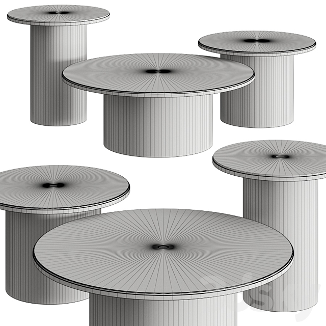 Blu Dot Plateau Coffee & Side Tables 3DSMax File - thumbnail 2