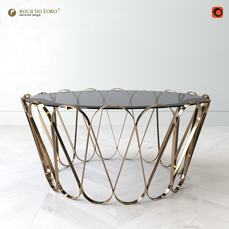 Boca Do Lobo AQUARIUS Center Table 3DS Max - thumbnail 1