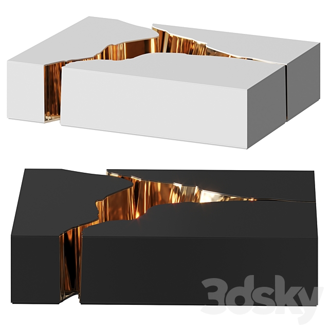 Boca Do Lobo – Lapiaz coffee table 3ds Max - thumbnail 1