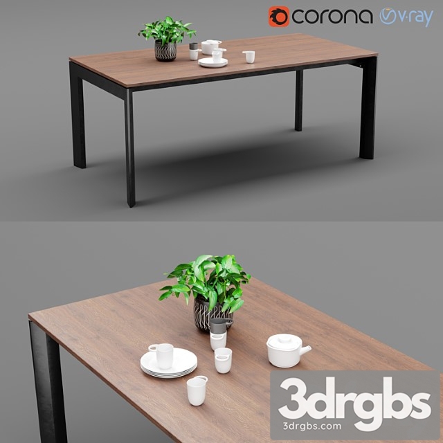 Boconcept lyon table 2 3dsmax Download - thumbnail 1