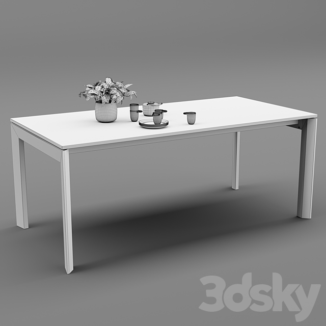 BoConcept Lyon Table 3DS Max Model - thumbnail 2