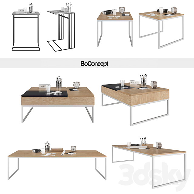 BoConcept | set 1 3ds Max - thumbnail 1