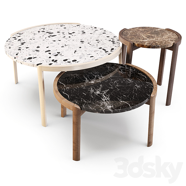 Bolia: Coffee Tables – Mix 3DSMax File - thumbnail 1