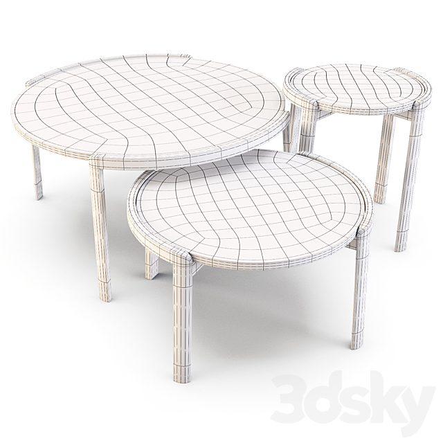 Bolia: Coffee Tables – Mix 3DSMax File - thumbnail 4