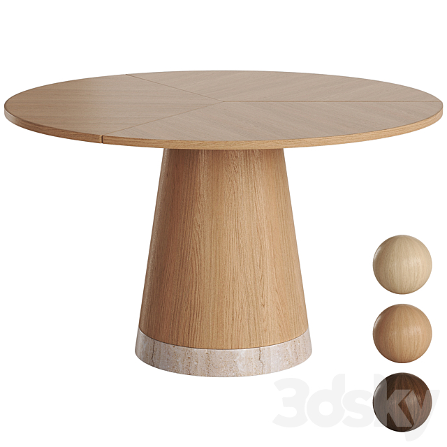 Bolia Piro Dining Table 3ds Max - thumbnail 1