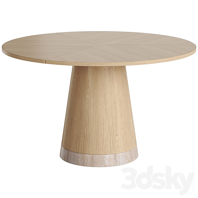 Bolia Piro Dining Table 3ds Max - thumbnail 2