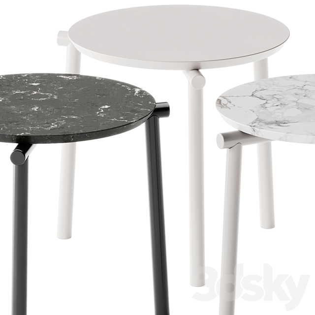 Bolzan Letti JACK Side Table 3dsMax Model - thumbnail 3