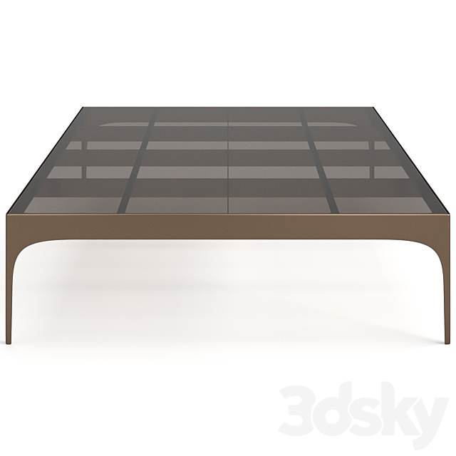 Bonaldo Passy coffee tables set 3DS Max Model - thumbnail 6