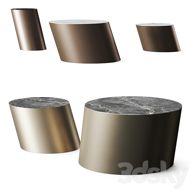 Bonaldo Pisa Coffee Tables 3ds Max - thumbnail 1