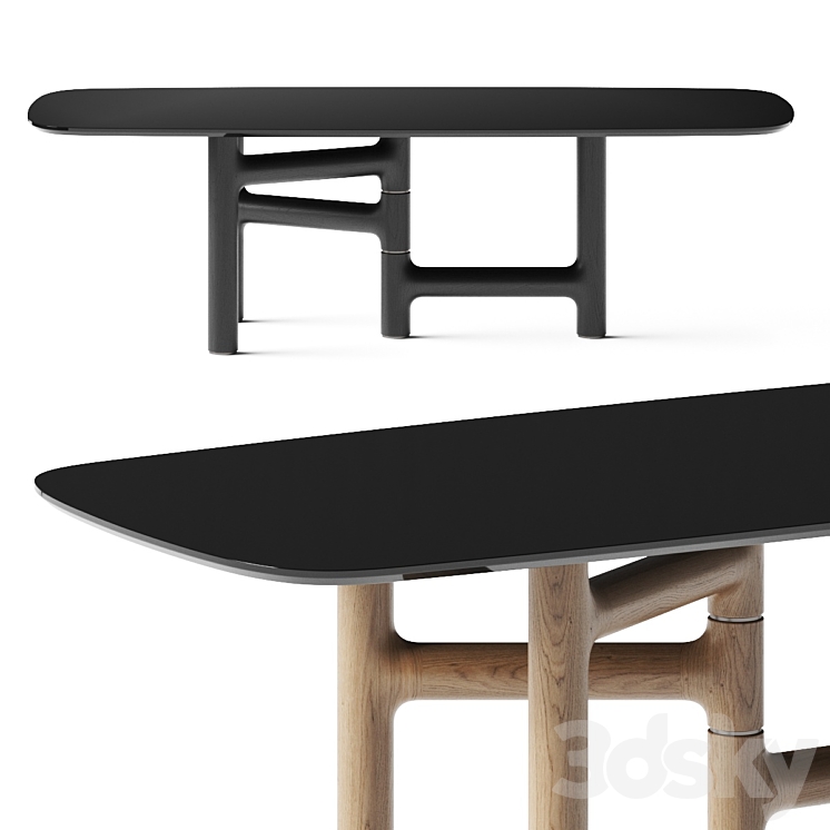 Bonaldo Pivot Dining Table 3DS Max Model - thumbnail 1