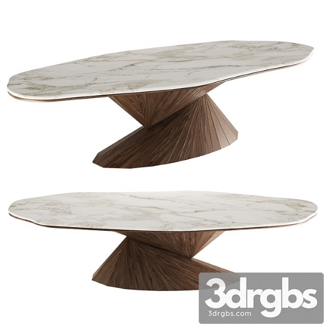 Bonsai Dining Table By Alma De Luce 2 3dsmax Download - thumbnail 1