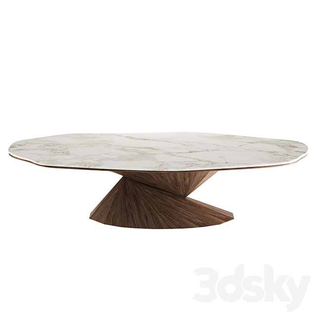 Bonsai Dining Table by Alma de Luce 3DS Max Model - thumbnail 3