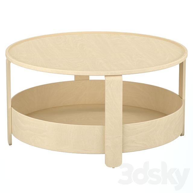 BORGEBY Coffee table (3 colors) 3DSMax File - thumbnail 1