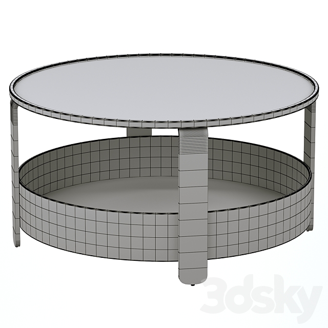 BORGEBY Coffee table (3 colors) 3DSMax File - thumbnail 2