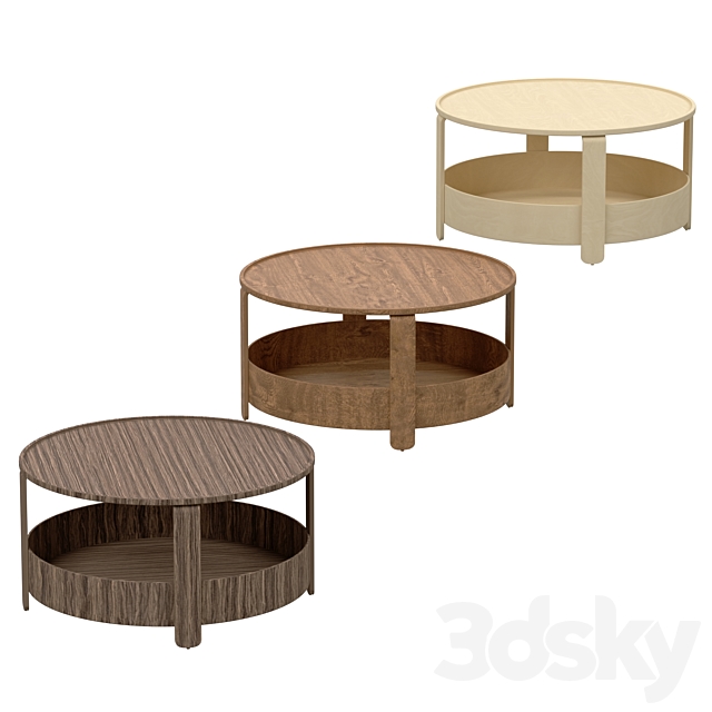 BORGEBY Coffee table (3 colors) 3DSMax File - thumbnail 3