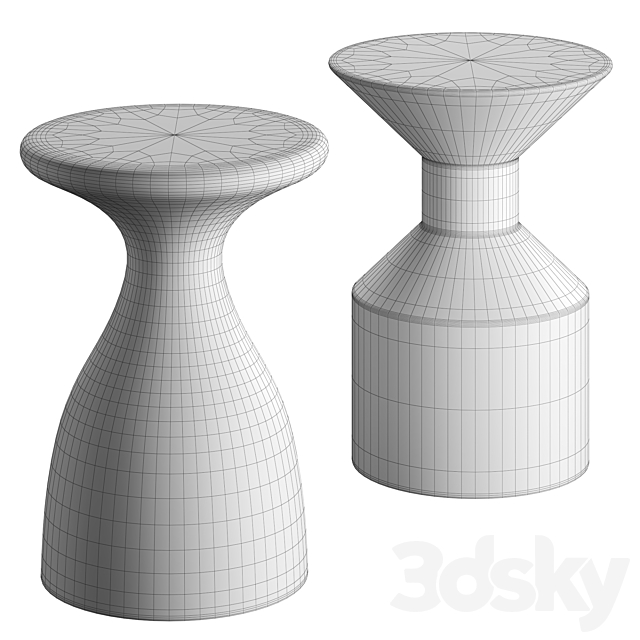 BOTTLE Side Table 3ds Max - thumbnail 3