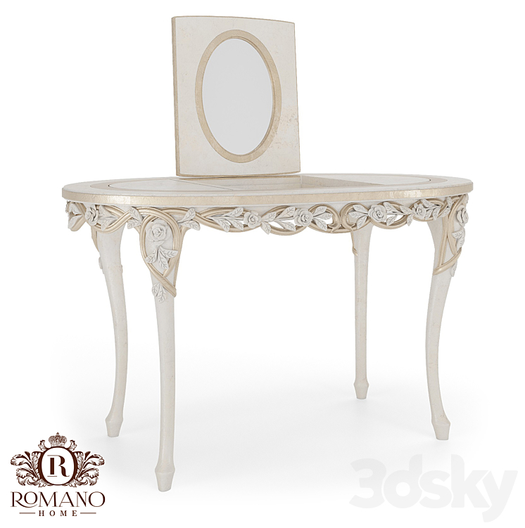 Boudoir table Nicole Romano Home 3DS Max - thumbnail 1