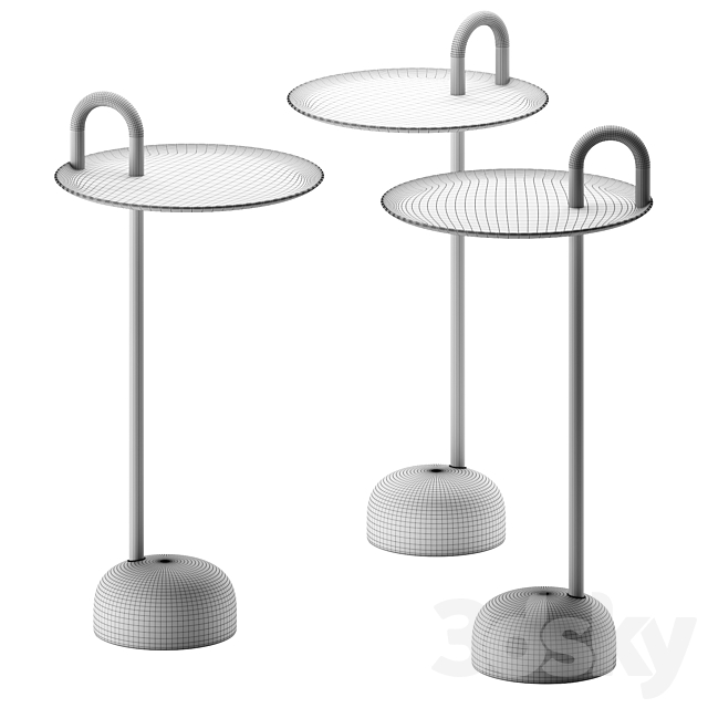 BOWLER | Side Tables by Hay 3dsMax Model - thumbnail 2