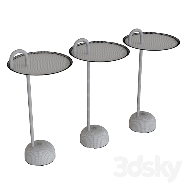 Bowler table 3DSMax File - thumbnail 2