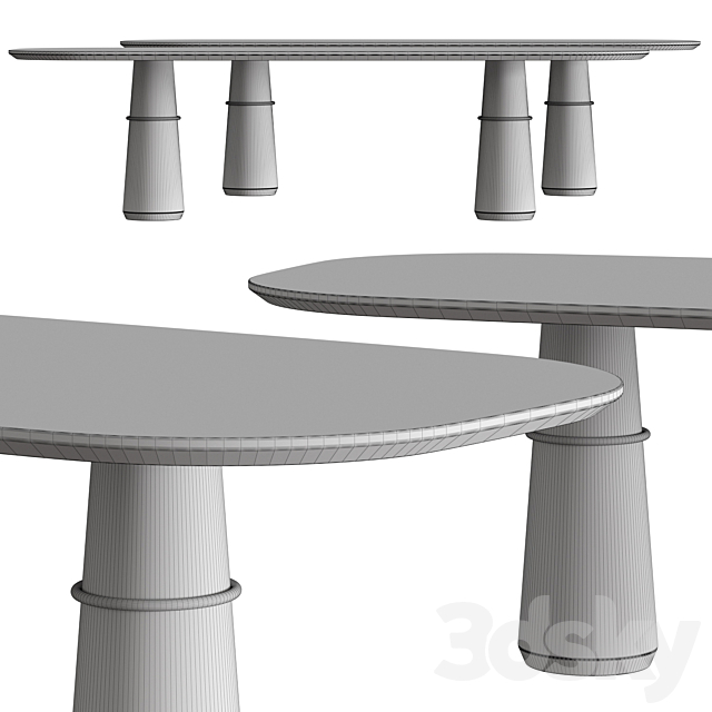 Brabbu Agra II Dining Tables 3DSMax File - thumbnail 2