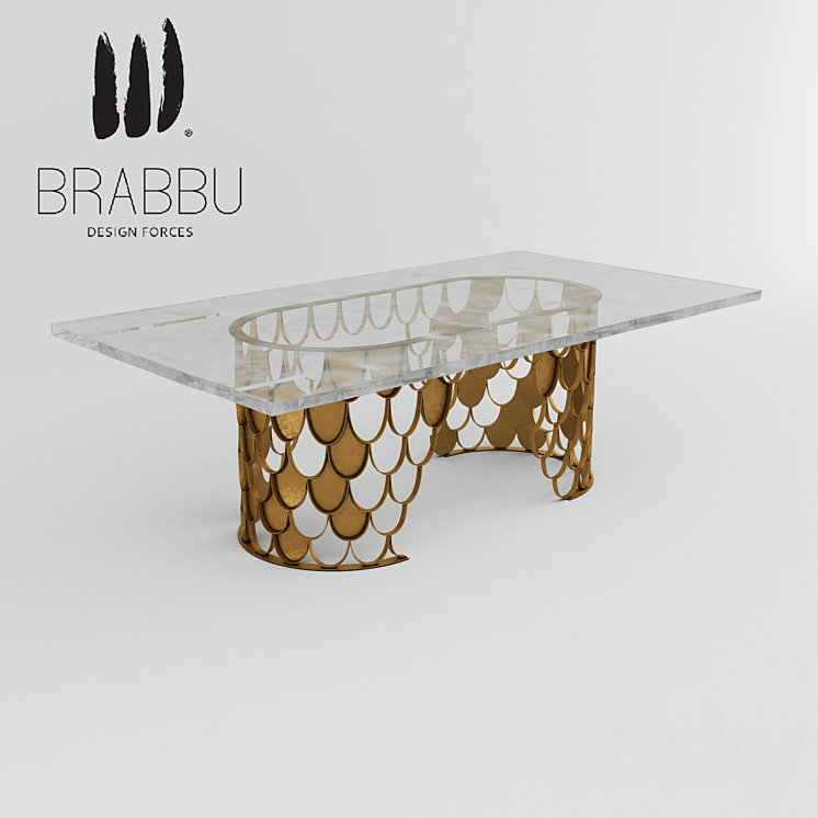 Brabbu KOI DINING TABLE II 3DS Max - thumbnail 2