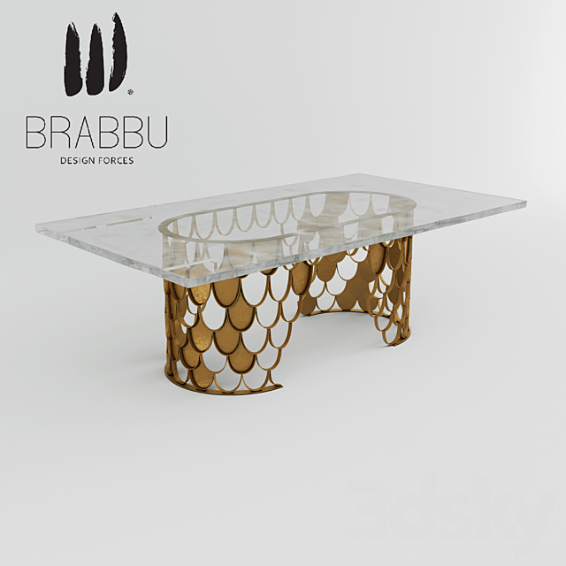 Brabbu KOI DINING TABLE II 3DSMax File - thumbnail 2