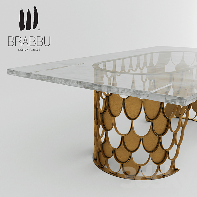 Brabbu KOI DINING TABLE II 3DSMax File - thumbnail 3