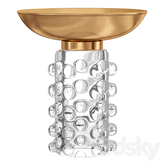 Brass Side Table 3ds Max - thumbnail 2