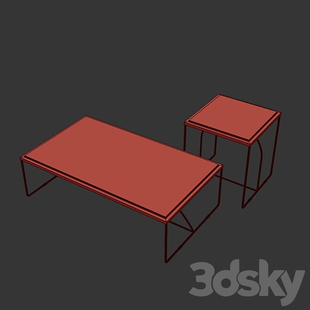 Brigette arch table 3DSMax File - thumbnail 5