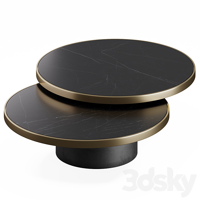 Brinley coffee table 3DSMax File - thumbnail 1