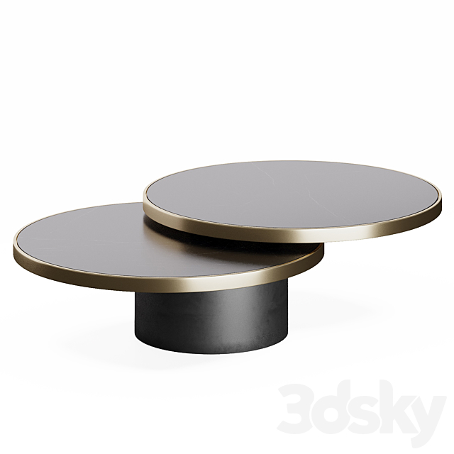 Brinley coffee table 3DSMax File - thumbnail 2