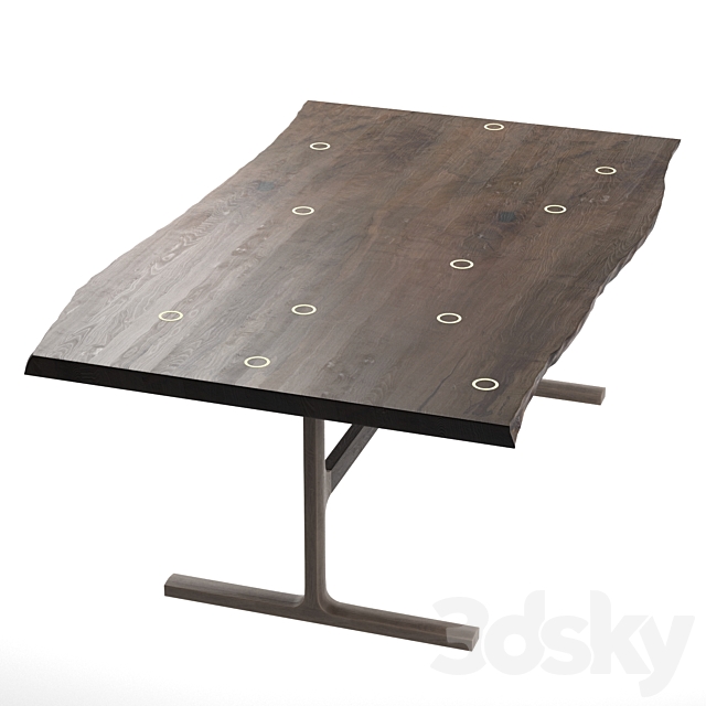 BRONZE SHAKER TABLE by Jeff Martin Joinery 3DSMax File - thumbnail 2