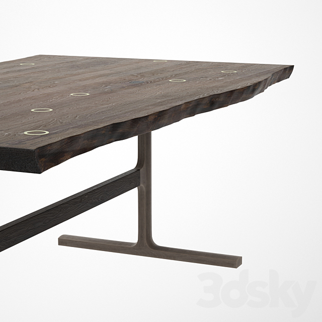 BRONZE SHAKER TABLE by Jeff Martin Joinery 3DSMax File - thumbnail 3