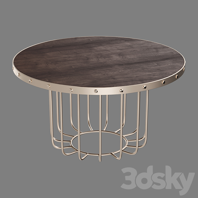 Broxbourne coffee table 3DS Max Model - thumbnail 2