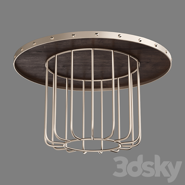 Broxbourne coffee table 3DS Max Model - thumbnail 3