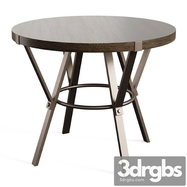 Bruce Counter Height Iron Dining Table 3dsmax Download - thumbnail 1