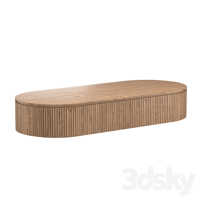 BYRON COFFEE TABLE 3DS Max Model - thumbnail 2