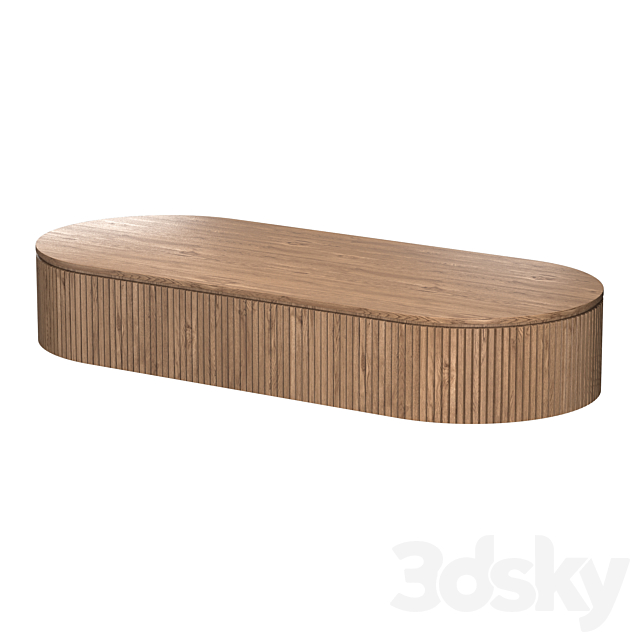 BYRON COFFEE TABLE 3DS Max Model - thumbnail 4