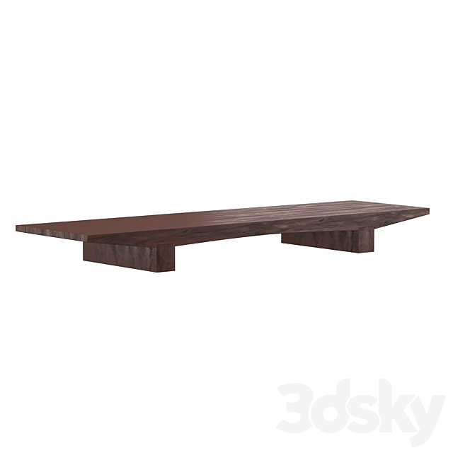 Caju Coffee Table 3ds Max - thumbnail 2