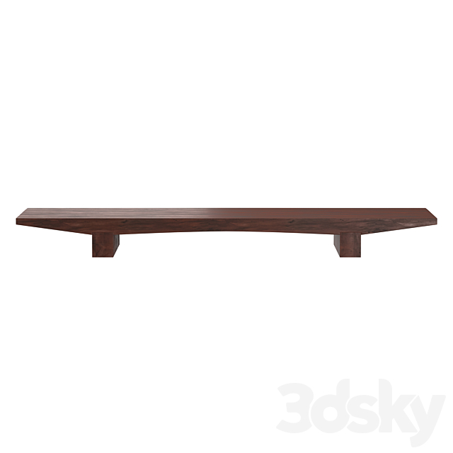 Caju Coffee Table 3ds Max - thumbnail 3