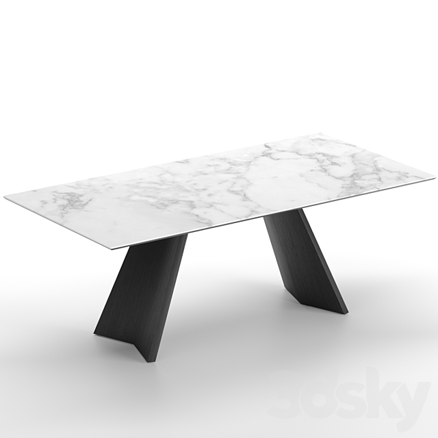 Calligaris ICARO Table 3DSMax File - thumbnail 1